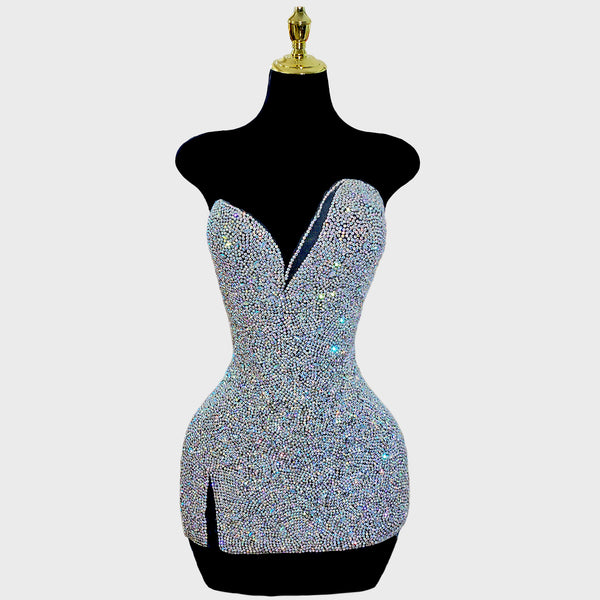 Radiant Crystal Bodice Applique